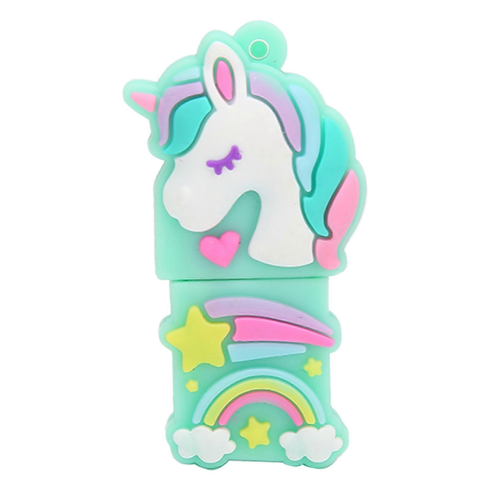 128GB Cartoon USB Flash Drive - Durable, Plug & Play, Multi-Capacity Data Storage