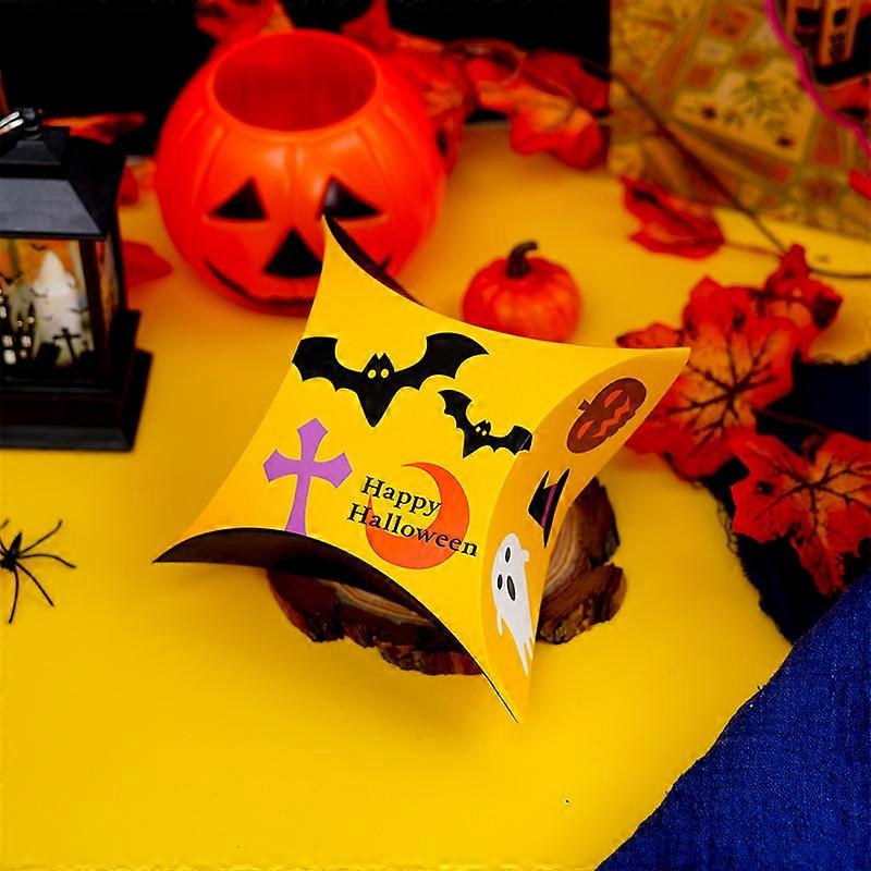 Halloween gift creative packaging paper box funny Halloween pumpkin ghost candy box gift box