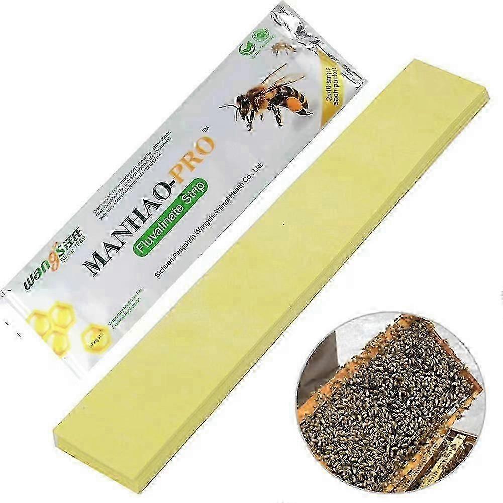 80Strips Strips Fluvalinate Bee Mite Killer Killer Εργαλείο Μελισσοκομία Έλεγχος παρασίτων Προϊόντα Apicultura ελέγχου ακεοκτόνων
