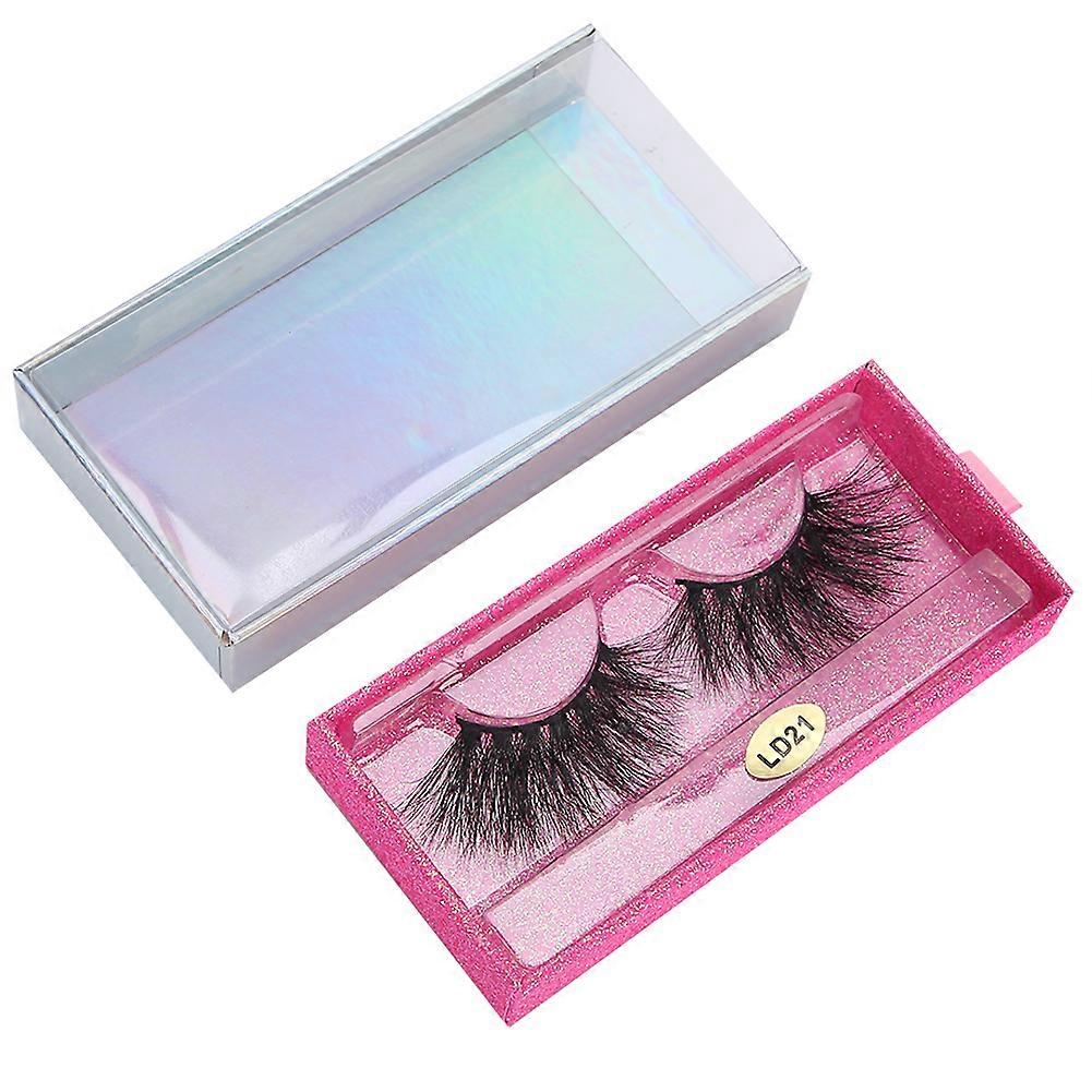 5D 25mm LD21 Fluffy Curling Long Soft False Eyelashes Pair