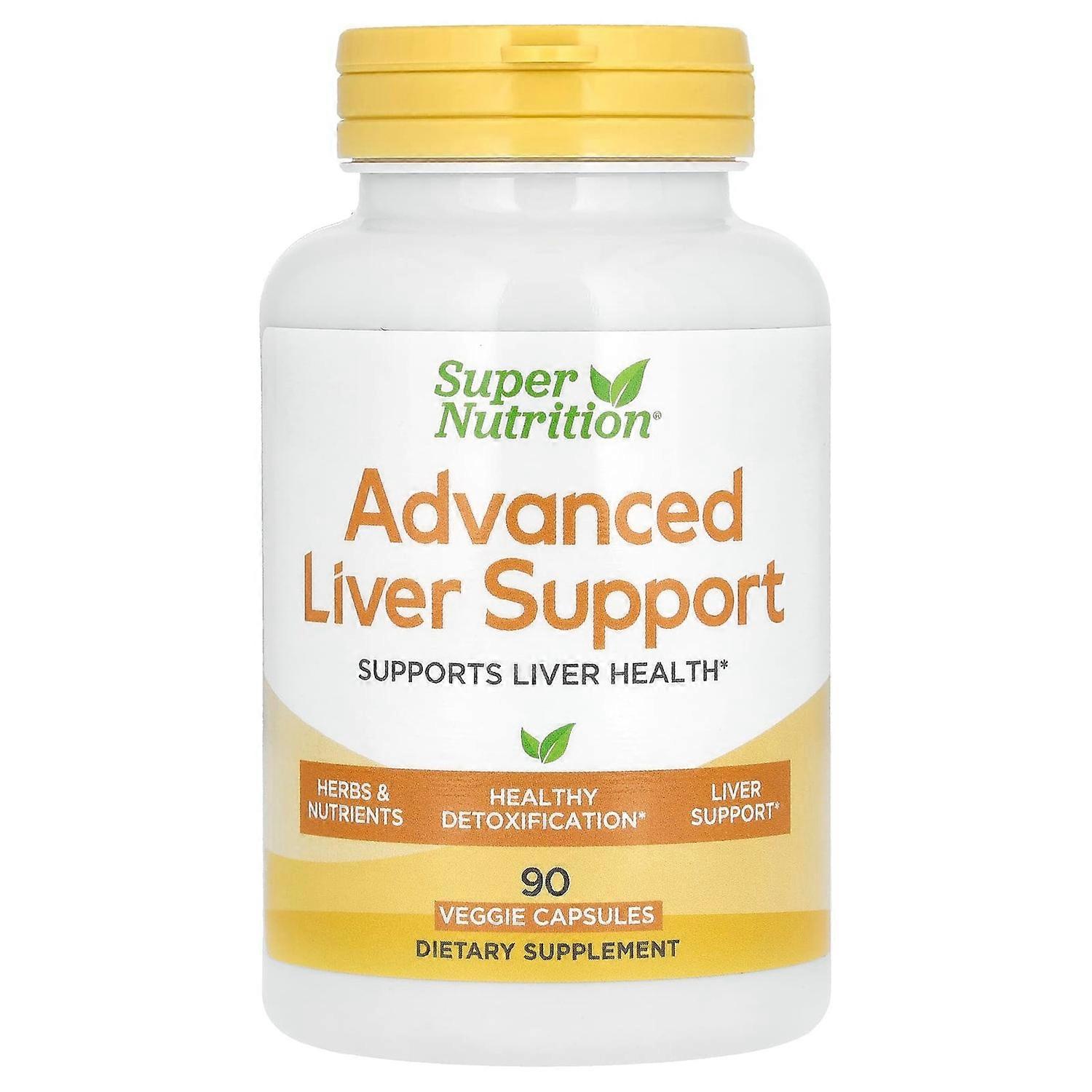 Super Nutrition, Advanced Liver Support, 90 Veggie Capsules