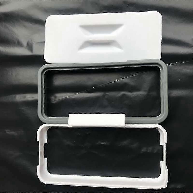Kitchen Trash Can - Cabinet Door Hanging Trash Bag Holder with Hook, Over-the-Door Garbage Bag Clip