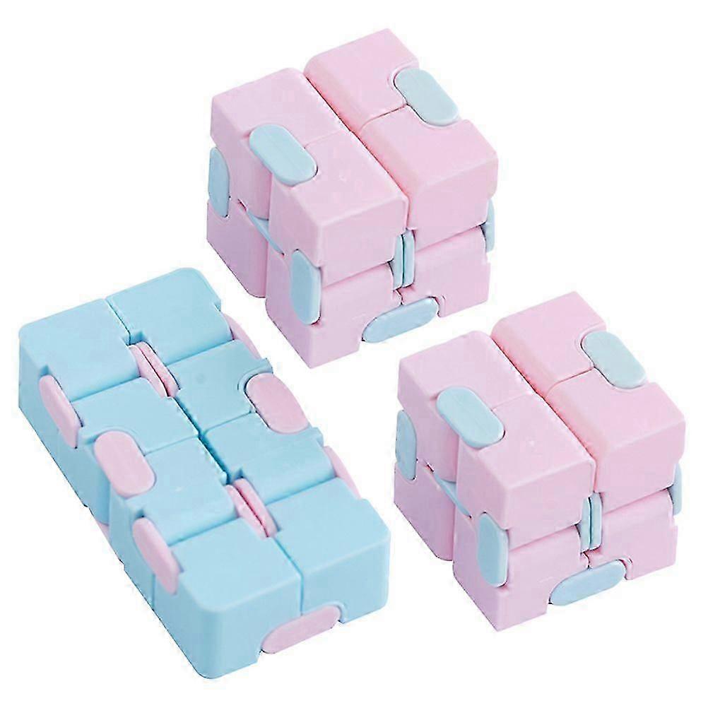 3pcs Cube Toy Stress Relieving Toy Intellectual Toy Kid Brain Training Toy