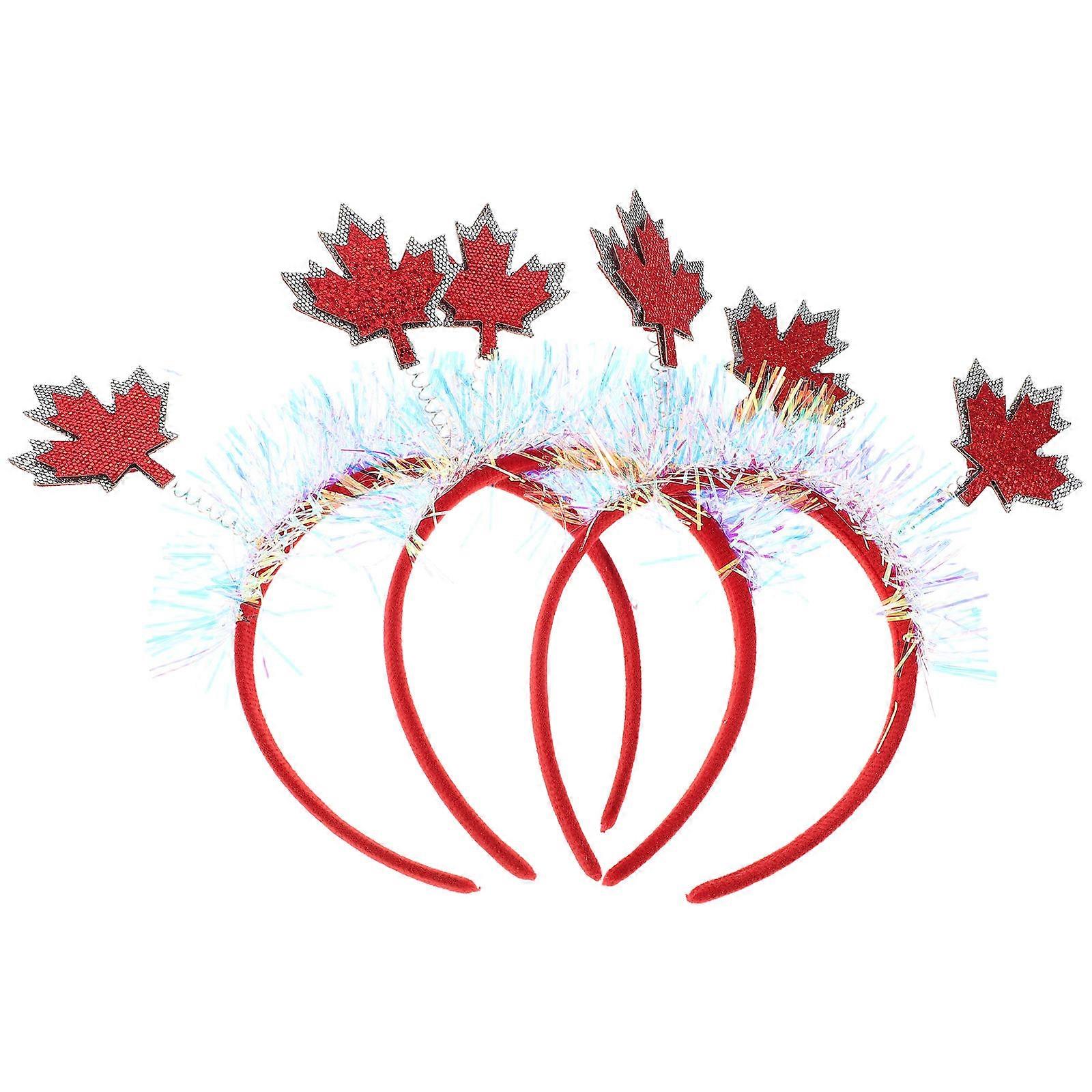 Thanksgiving Headband with Autumn Maple Leaf Design 9Pcs Collection