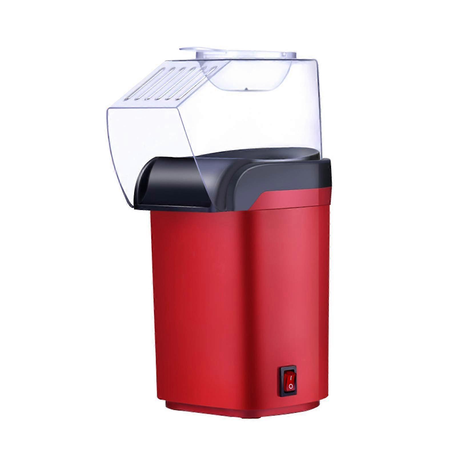 Popcorn Popper Maker Hot Air Popcorn Machine With Removable Lid 2 Qt Capacity Movie Nights Red