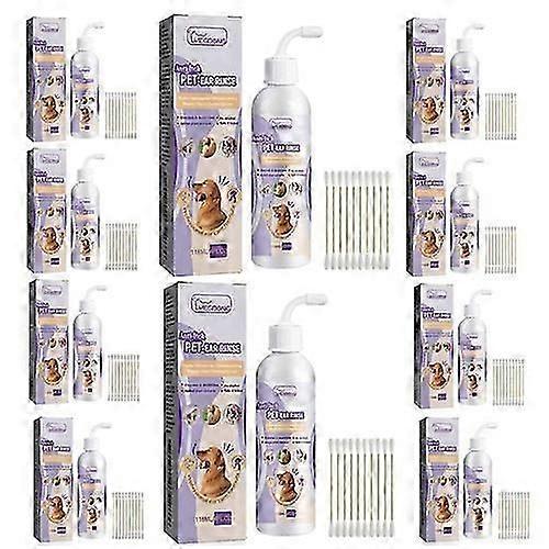 dog ear cleaner solution 118ml includes cotton swabs