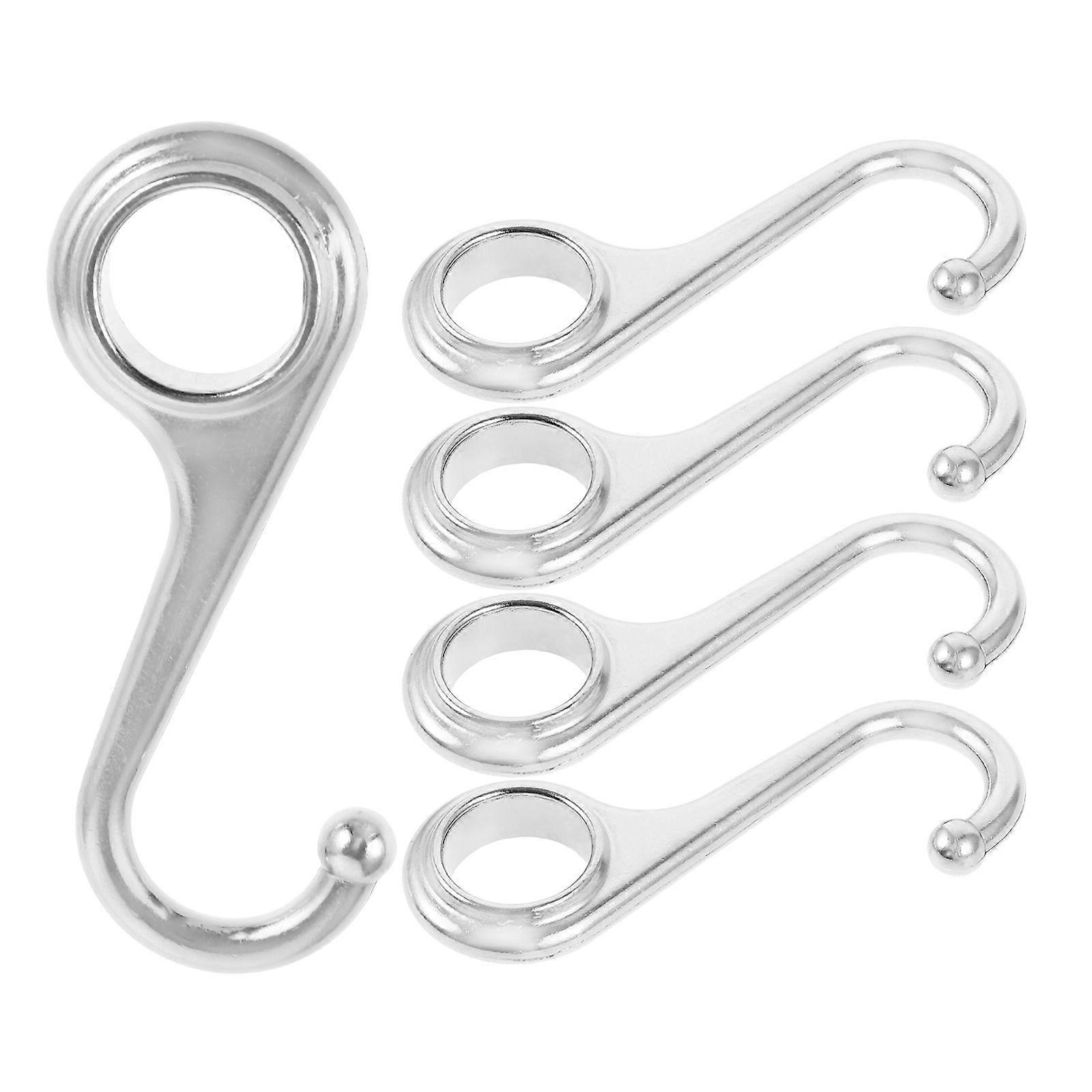 5pcs  Ring Hooks Hanging Keys Hooks Bathroom Towel Holder Metal Kitchen Hooks