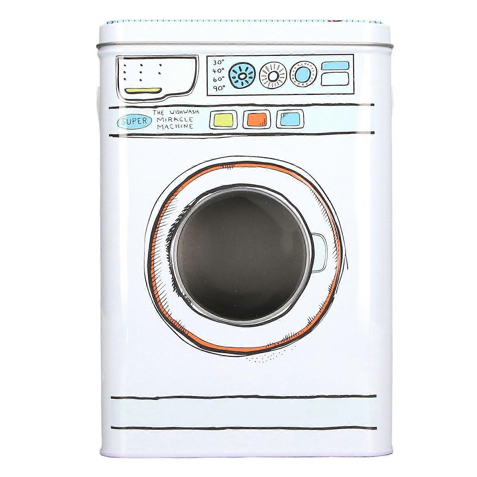 Powdered Laundry Detergent Container with Lid Large Capacity Washing Machine Modeling with Perspective Window for Storage