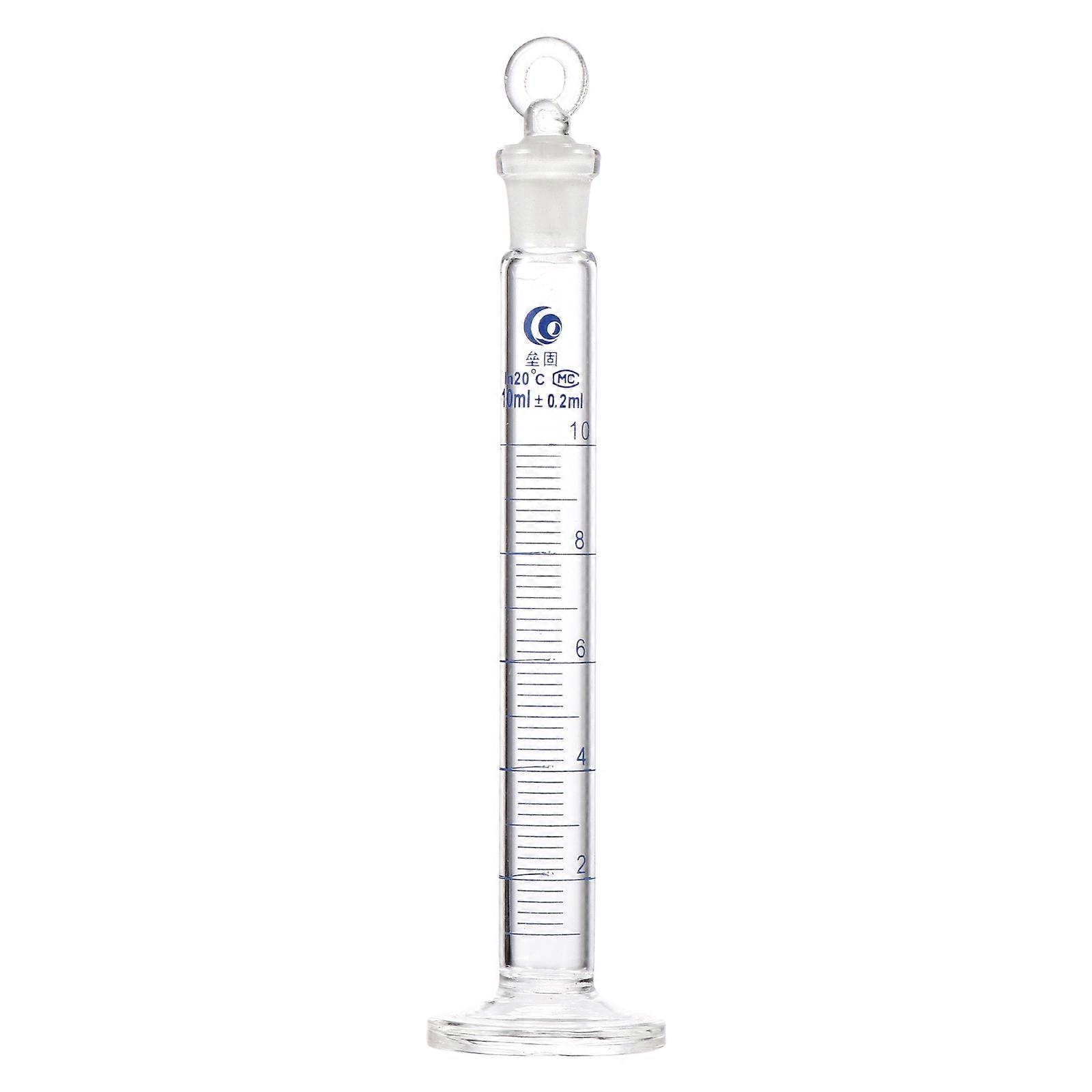 Laboratory Measuring Cylinder Laboratory Use Laboratory Supply White Glass Measurement 1Pcs