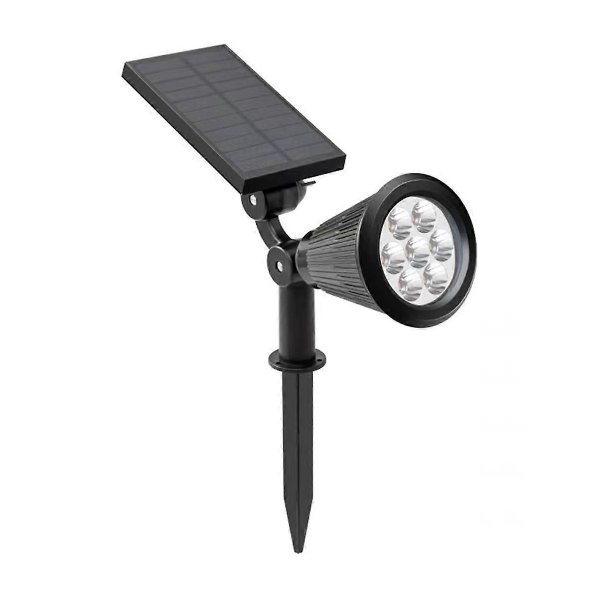 7LED Solar Ground Plug Light Outdoor IP65 Waterproof Spotlight,A