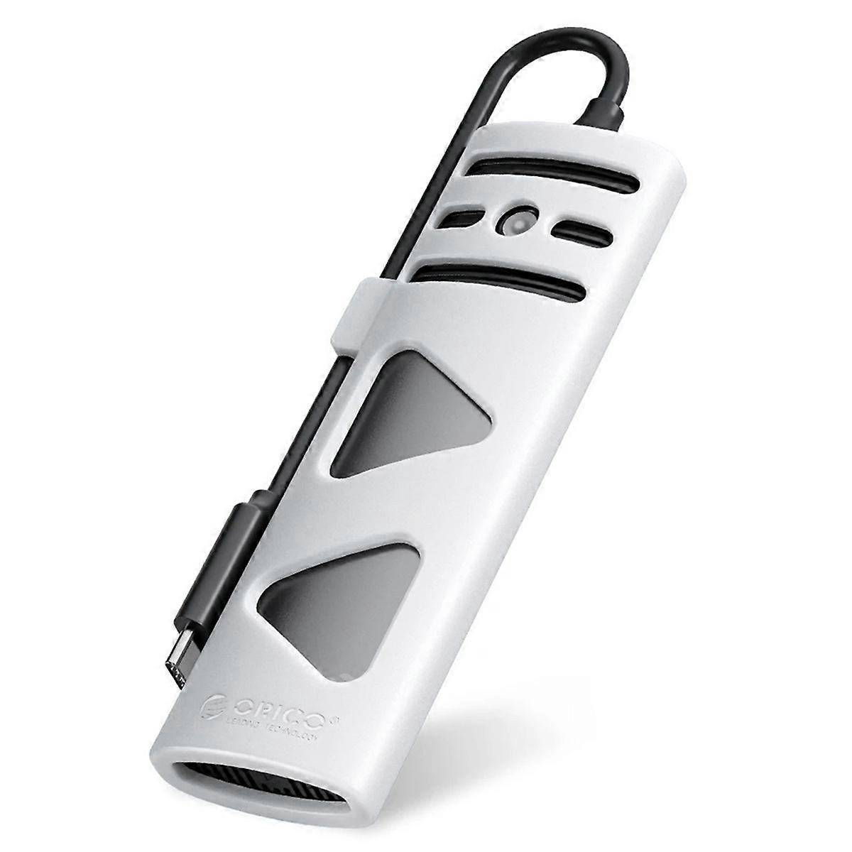  M.2 Dual Protocol All-In-1 Cable Hard Disk Enclosure Type-C