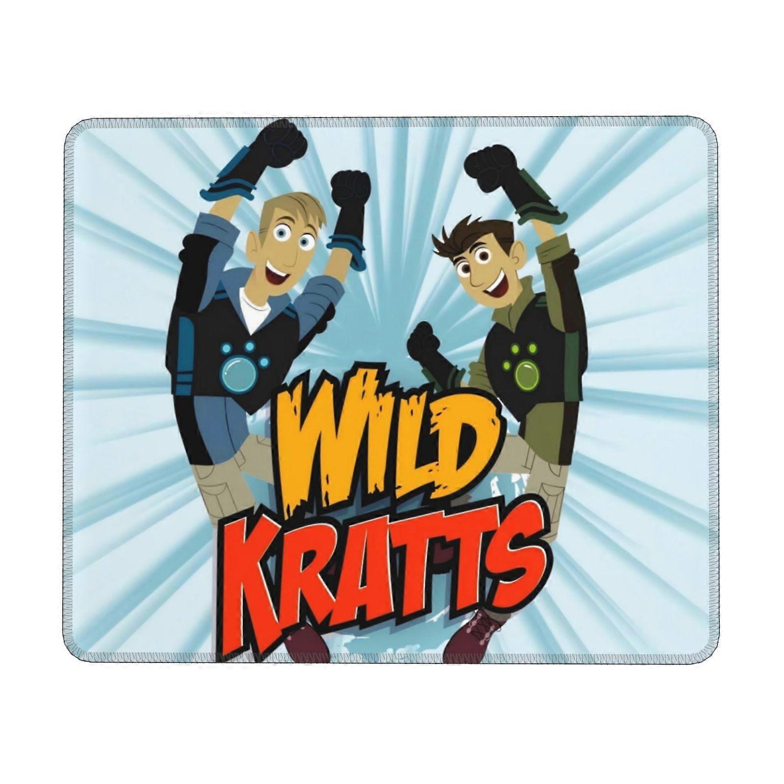 Wild Kratts Rubber Lock Edge Mouse pad, Office Desk pad, Writing pad, Multi Code Game pad Mouse Pads for Computers Laptop Mouse Mouse Pad