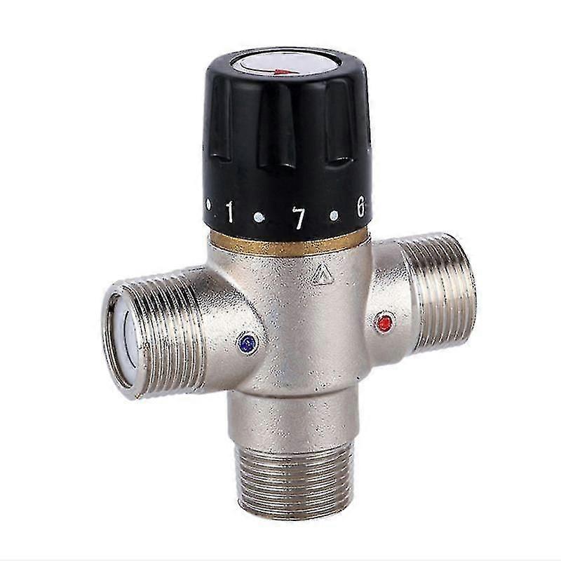Thermostatic Mixing Valve 3/4" Dn20 Solar Heater Thermostat Tmv Thermostatic Mixing Valve Pipe Valve Building  Pressure
