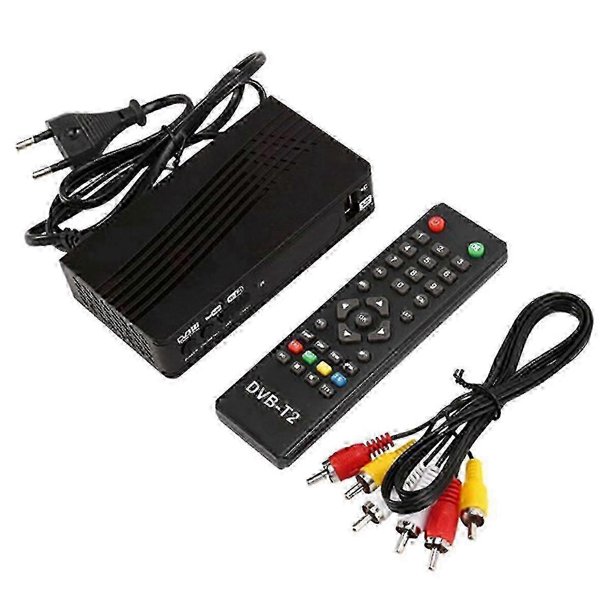 Hd99 Fta Hevc 265 Dvb T2 Digital Tv Tuner 265 Tv Receiver Full Hd Dvbt2 Video Decoder Eu Plug SZRH A-N 2025