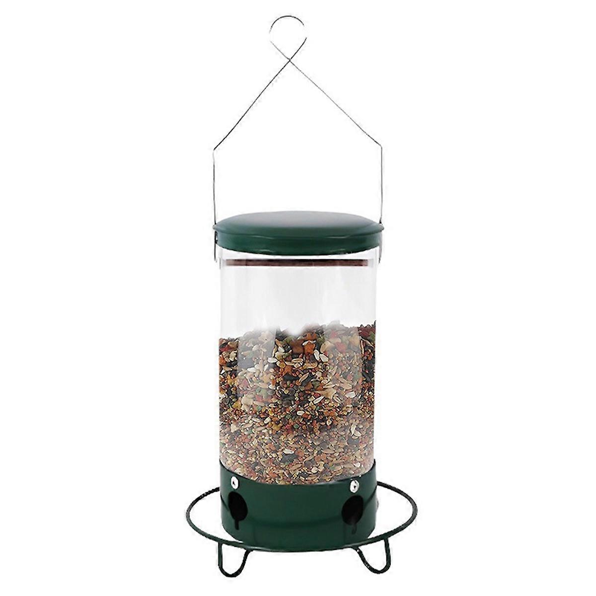 rotatable garden bird container bird feeding tool outdoor bird feeder