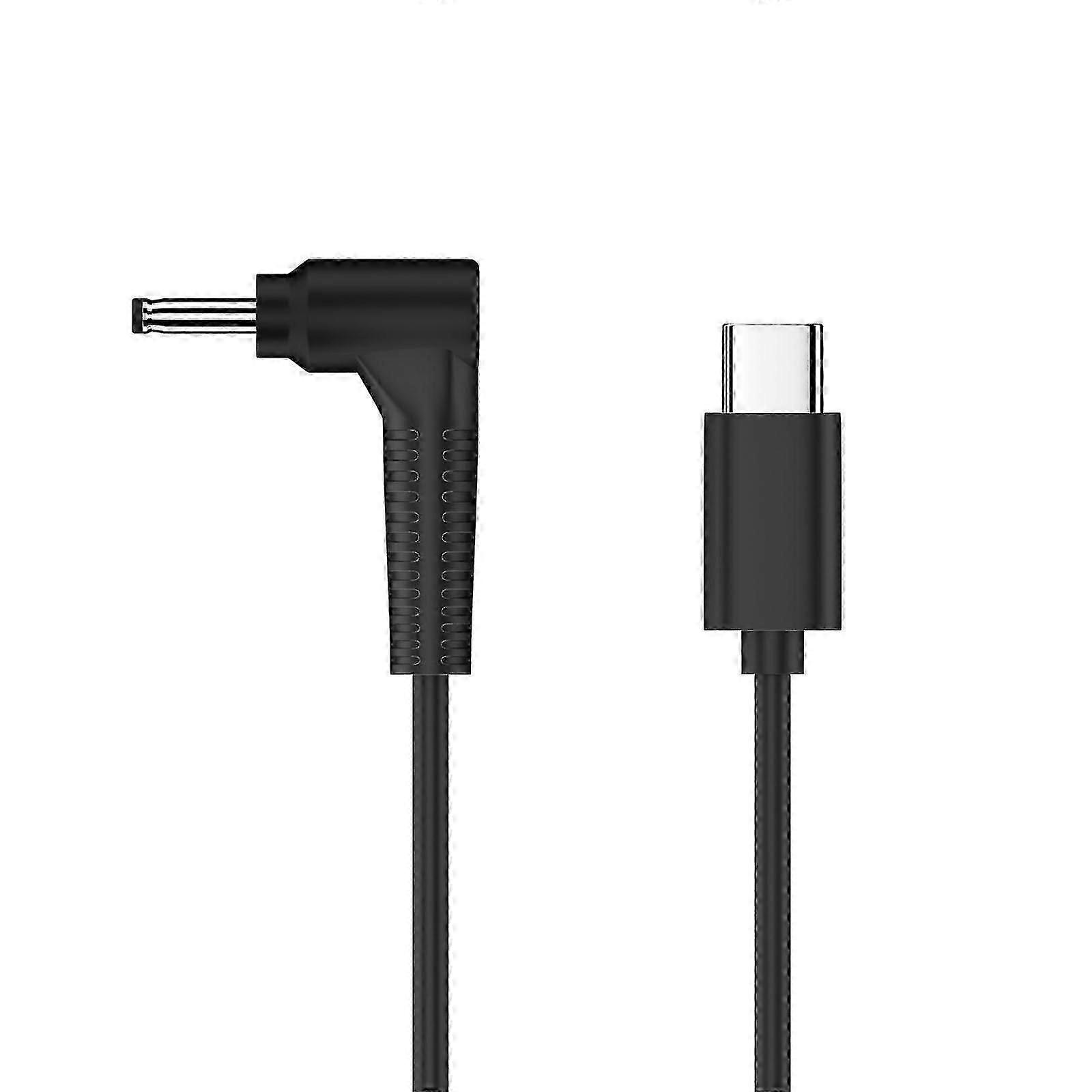 USB-C to DC 12V Power Cable for LCD Monitors & Routers, 5.5x2.5mm Adapter with PD Compatibility