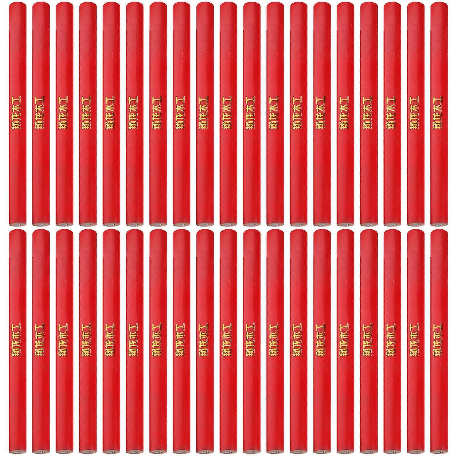 Carpenters Pencil 100Pcs Oval Engineering Drawing Pencil Designed For Artists And Craftsmen Size 17.60X1.00X0.70CM Function For Marking Paper