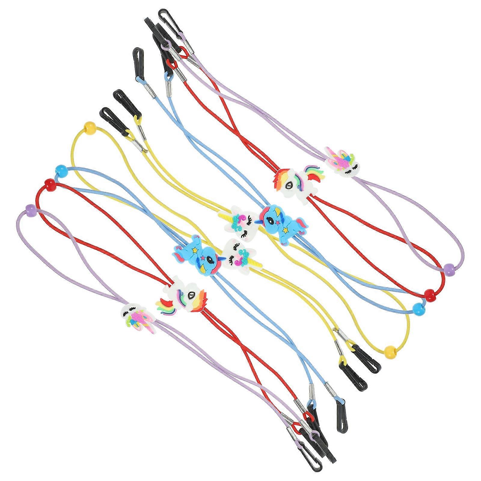 Kids Eyeglasses Strap 32 Pcs Fun Unicorn Design Anti-Lost Solution For Kids Glasses