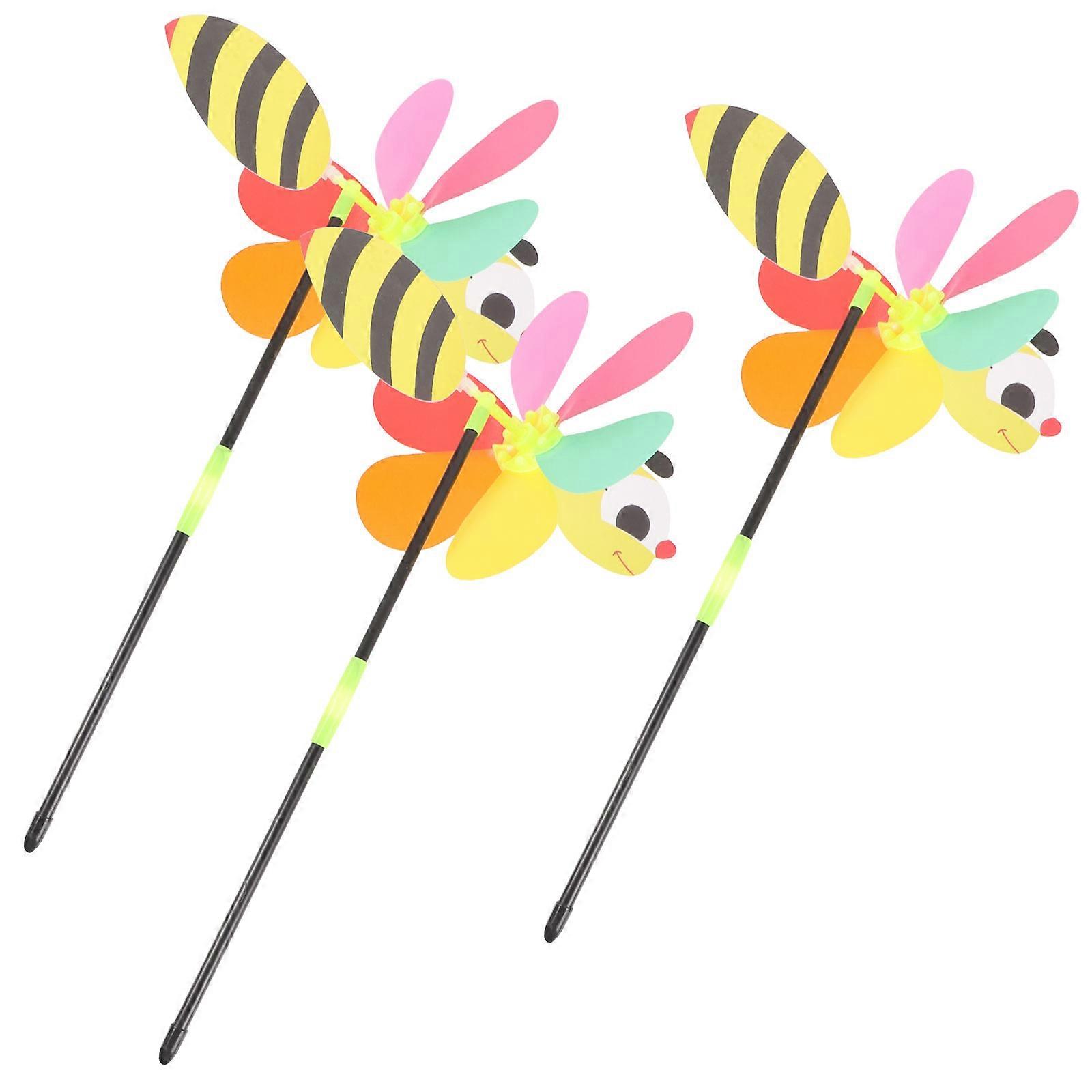 Decorative Windmills Garden Pinwheels Dragonfly Toys 6Pcs Included