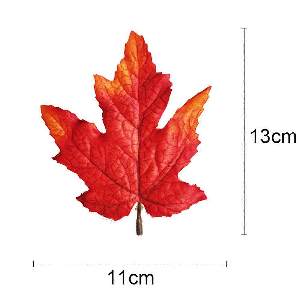 Maple Leaf Decor Accessories for Decoration 1Pack Artificial Autumn Leaves Assorted