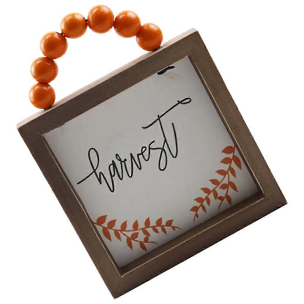 Fall Wood Sign 3Pcs Rectangular Rustic Hanging Decor For Courtyard Indoor Outdoor Use Ideal For Thanksgiving Celebrations