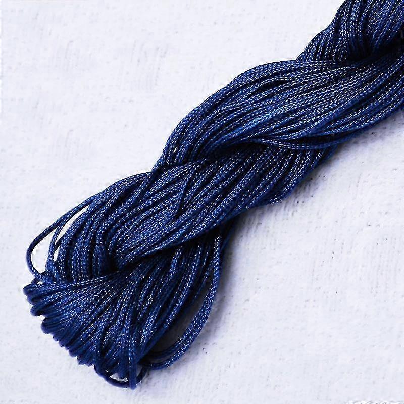 Home Party Supplies Chinese Knot Braided String DIY Macrame Cord 20m High Quality Tassels 1.0mm Beading String Bracelet Nylon Cord Thread Popular 2025