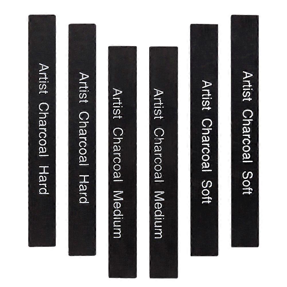 Hobbyist Compressed Charcoal Drawing Sticks for 12Pcs Sketching