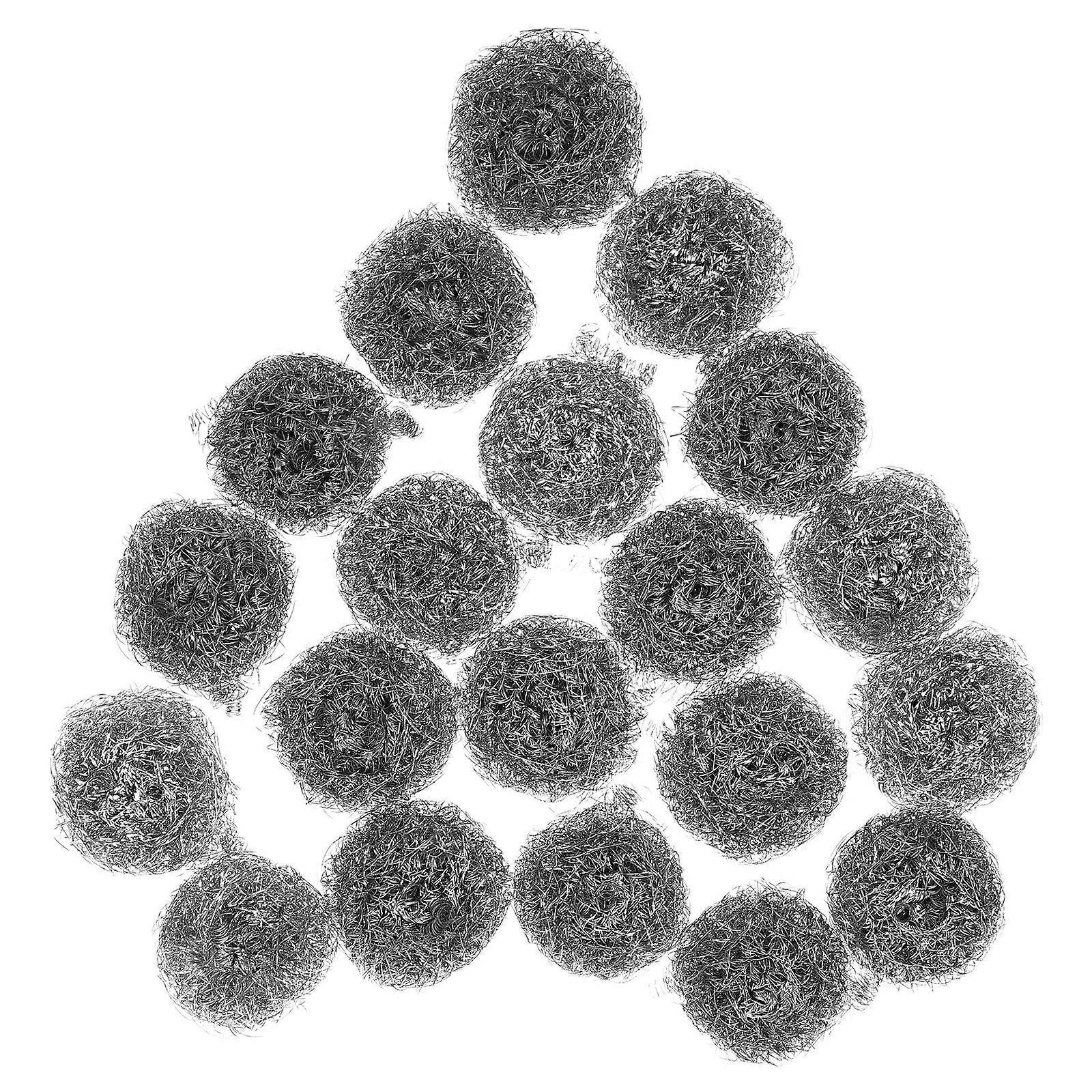 Kitchen Cleaner Stainless Steel Dish Washing Tool for Practical Use 2Pcs