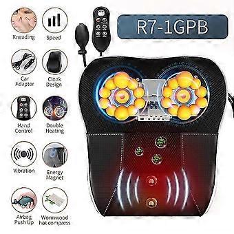 2025 Jinkairui Electric Shiatsu Head Neck Cervical Ttraction Body Massager Car Back Pillow with Heating Vibrating Massage Device