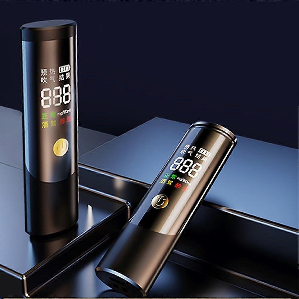 Alcohol Tester Portable White Breathalyzer For Easy Use At Weddings Festivals And Social Gatherings