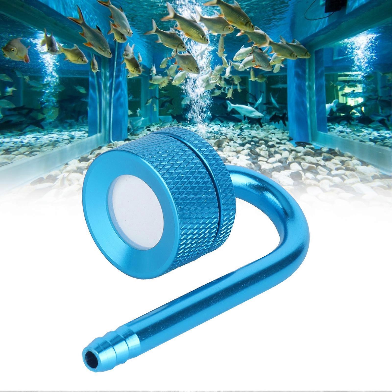 CO2 Diffuser 60x24mm Blue Aluminum Aquarium Fish Tank Atomizer