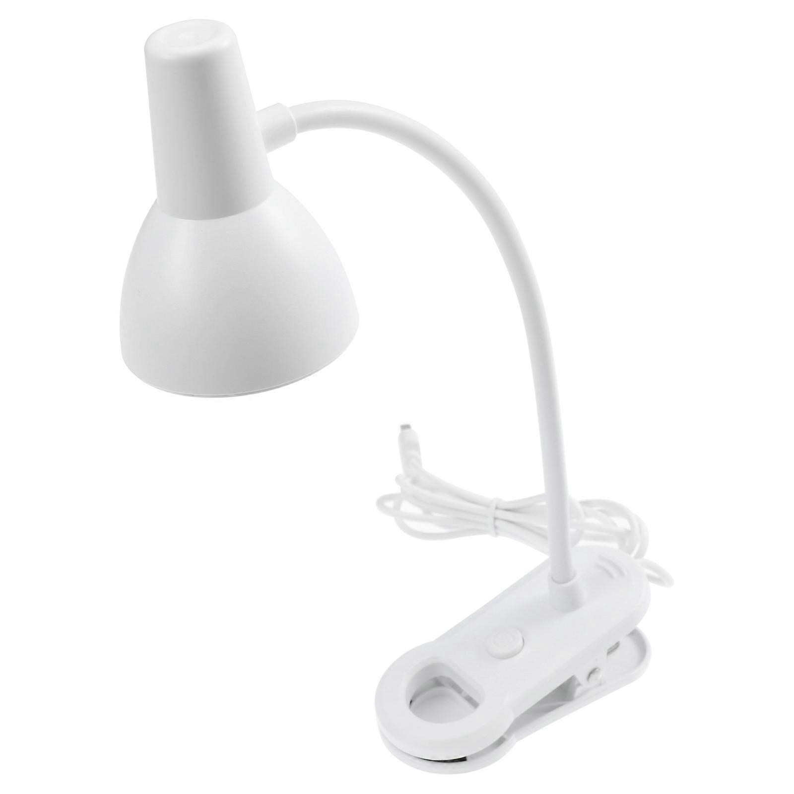 Night Reading Lamp USB Clip-Type Light for Bedroom Use 3Pcs White LED