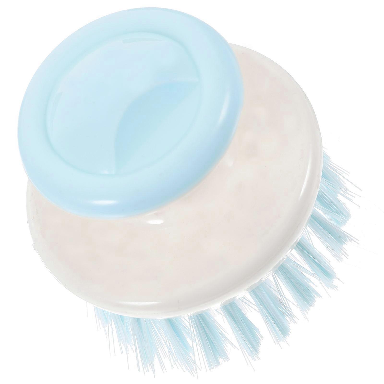 Dish Scrubber Brush For Kitchen Cleaning Tools Oil-Proof Non-Scratch Material Blue 1Pack