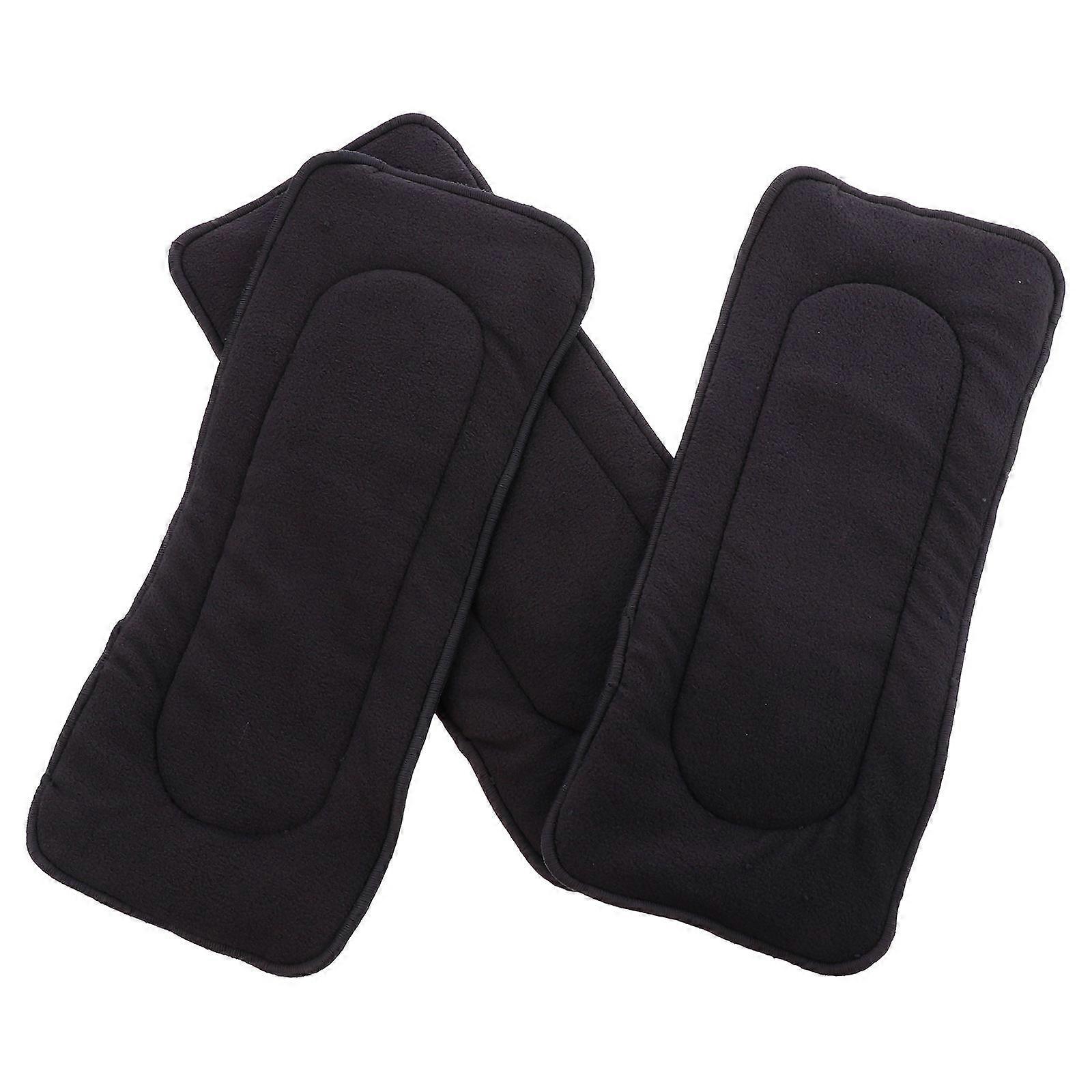 Bamboo Charcoal Diaper Liner for Baby Use 3Pcs Washable Breathable Inserts