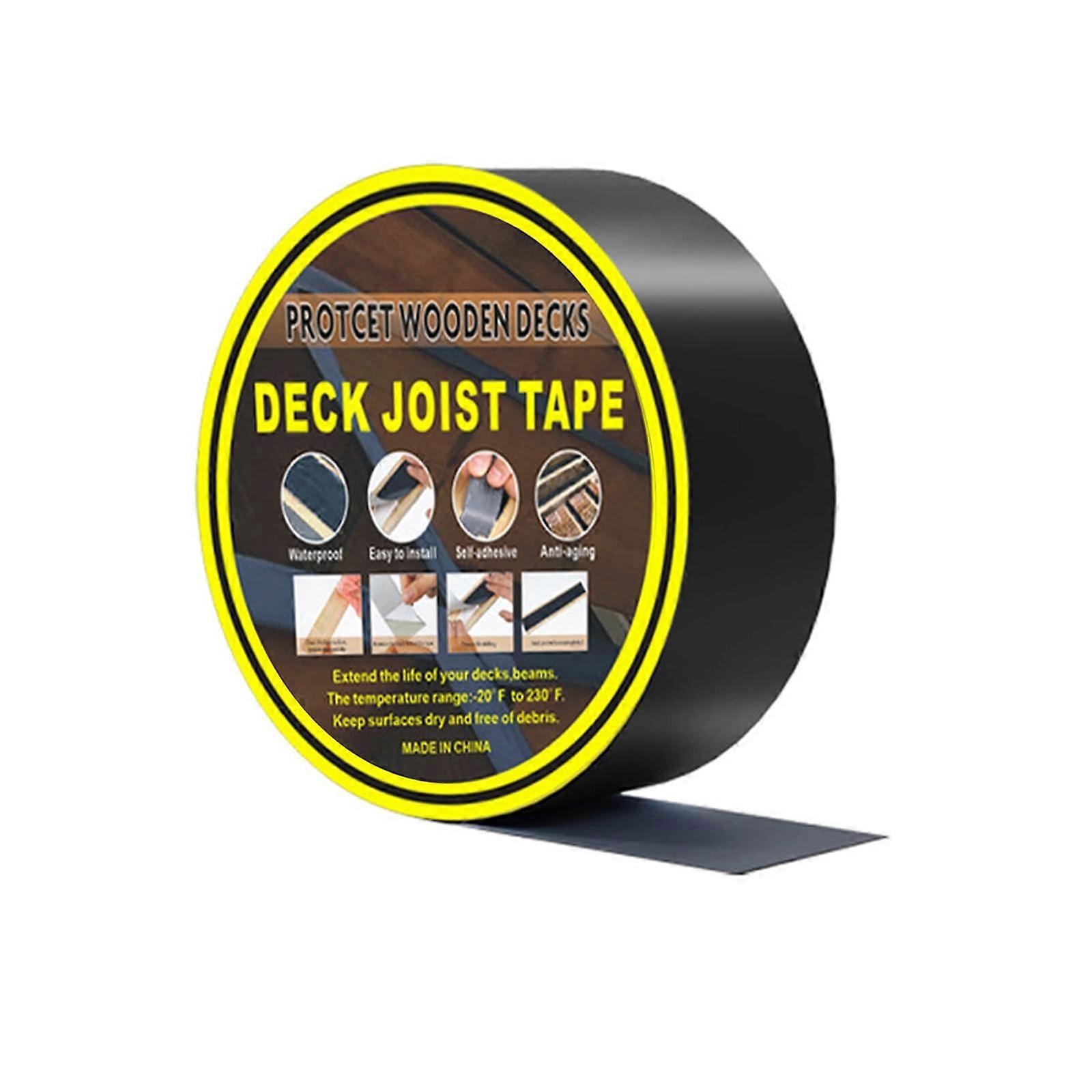 Deck Joist Tape SelfAdhesive Butyl 4cm x 15m Waterproof Flashing Tape For Wood Beams Repairing Seal
