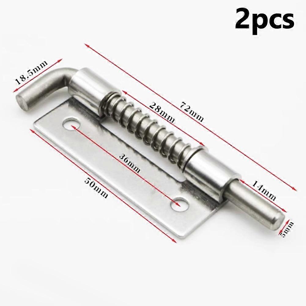 2pcs Spring Loaded Latches SecurityBolt Latch Tone Door Cabinet Hinges