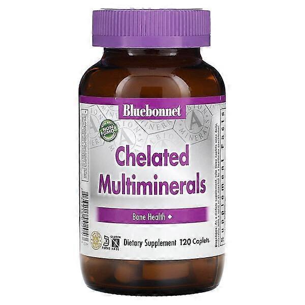 Bluebonnet Nutrition, Chelated Multiminerals, 120 Caplets