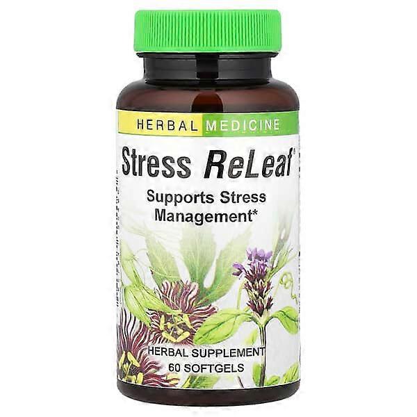 Herbs Etc., Stress ReLeafÃÂÃÂÃÂÃÂ®, 60 Softgels