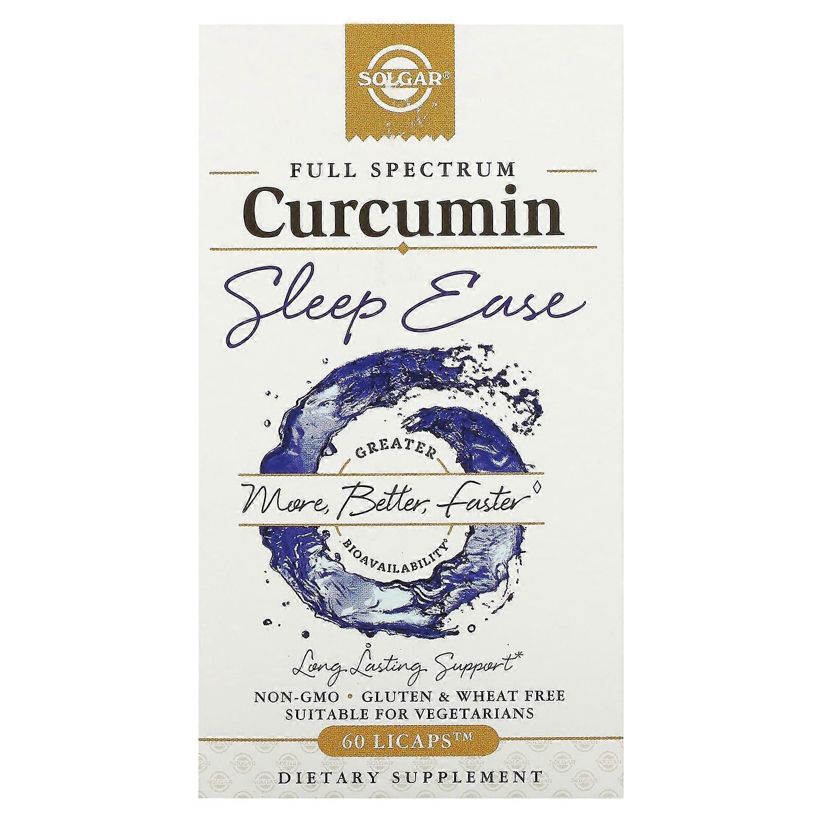 Full Spectrum Curcumin, Sleep Ease, 60 Licaps