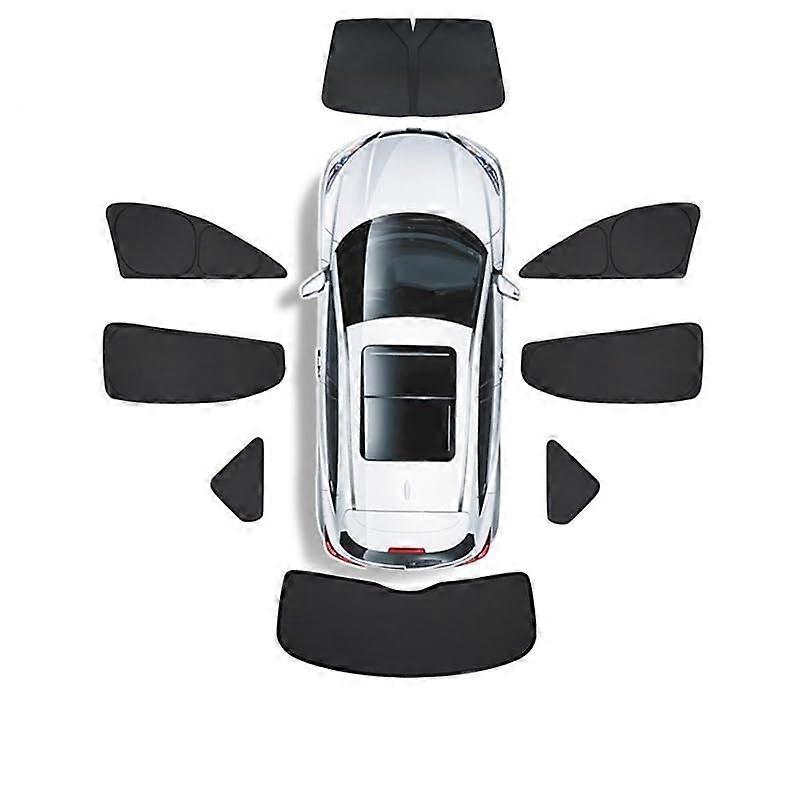 Car Window Shade For 2023 Front And Rear Privacy Sunshade Anti Peeping Net 8 Pcs Color Y