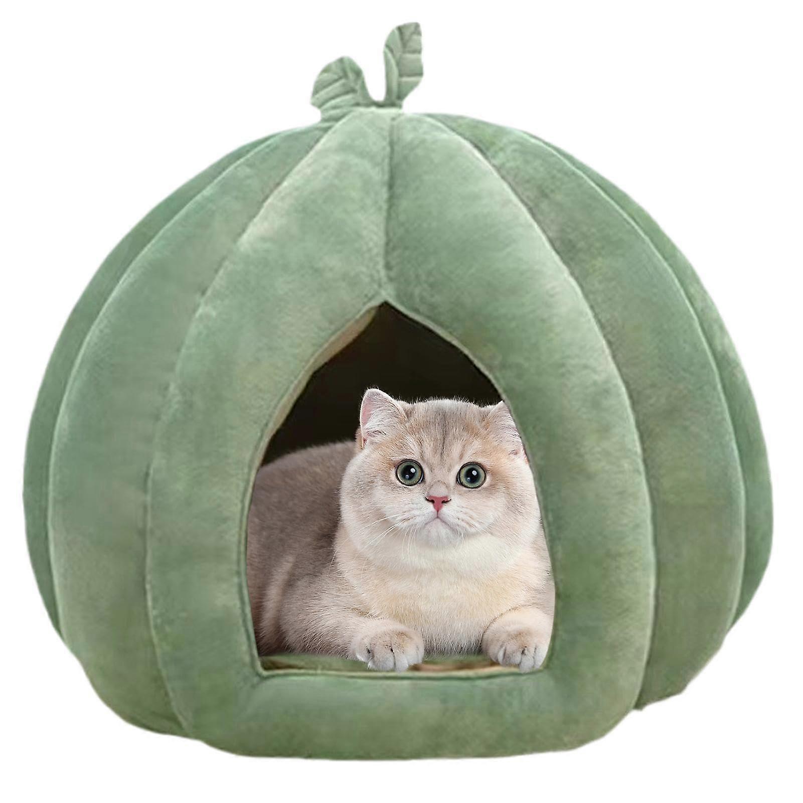 Enclosed Cozy Cave Bed For Cats And Dogs, Small And Large Sizes