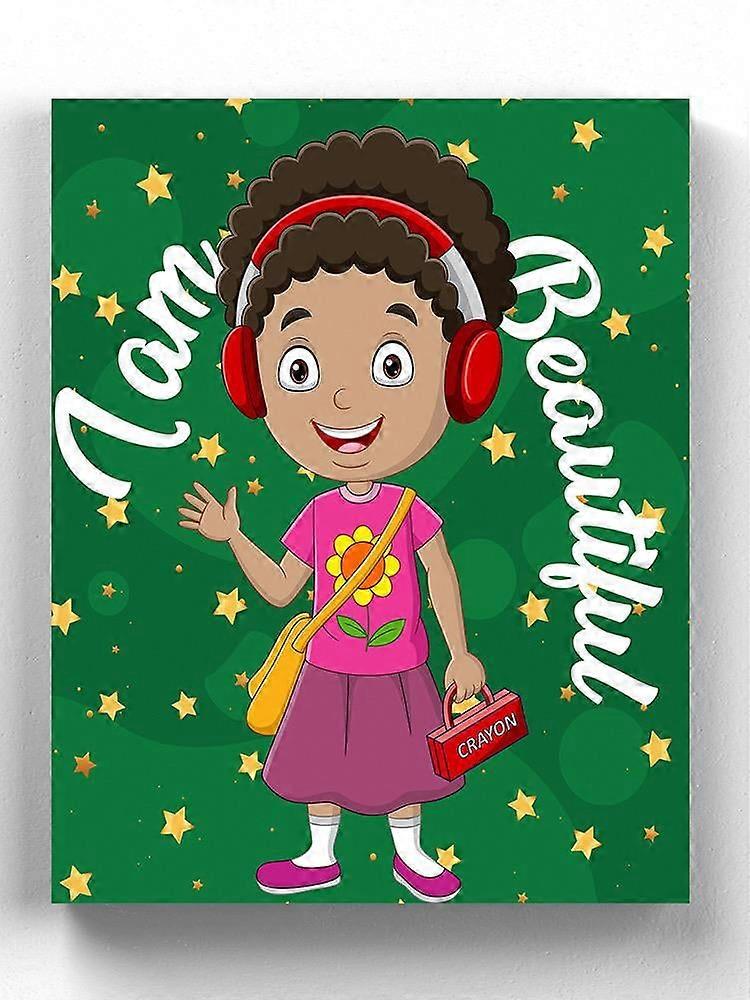 Beautiful Girl Wrapped Canvas  -Smartprints Designs,-ouyab1495