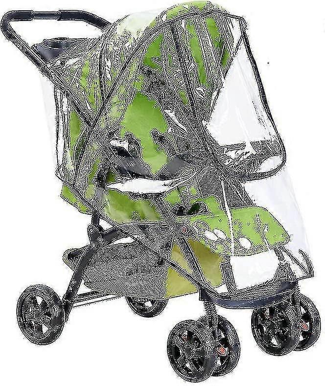 غطاء المطر لعربة الأطفال ، غطاء عالمي مقاوم للماء غطاء الغبار المضاد للأشعة فوق البنفسجية غطاء المطر والرياح