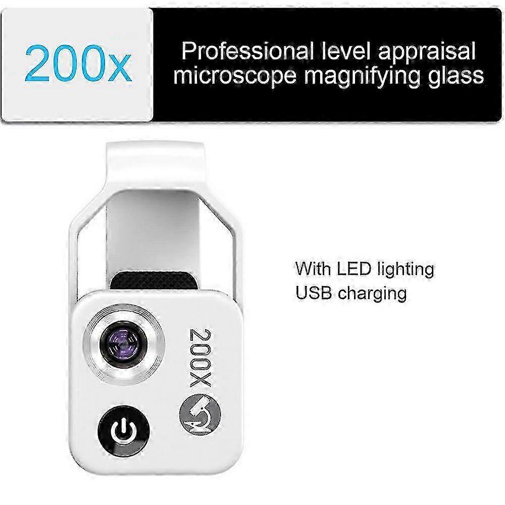 Zoom de grossissement Nanozoom 200x, objectif de téléphone portable Nanozoom 26s