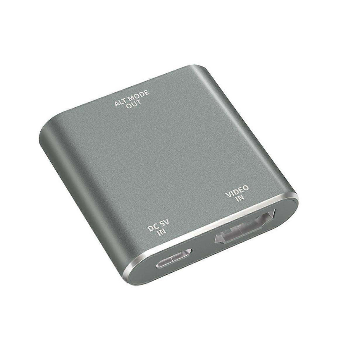 HDTV to Type-C Adapter -Compatible to TYPE-C HD Video Converter HDTV 4K 60Hz Output Image for Laptop AR Glasses