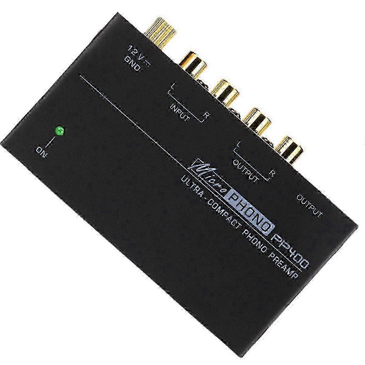 PP400 Ultra-Compact Phono Preamp Preamplifier EU Plug