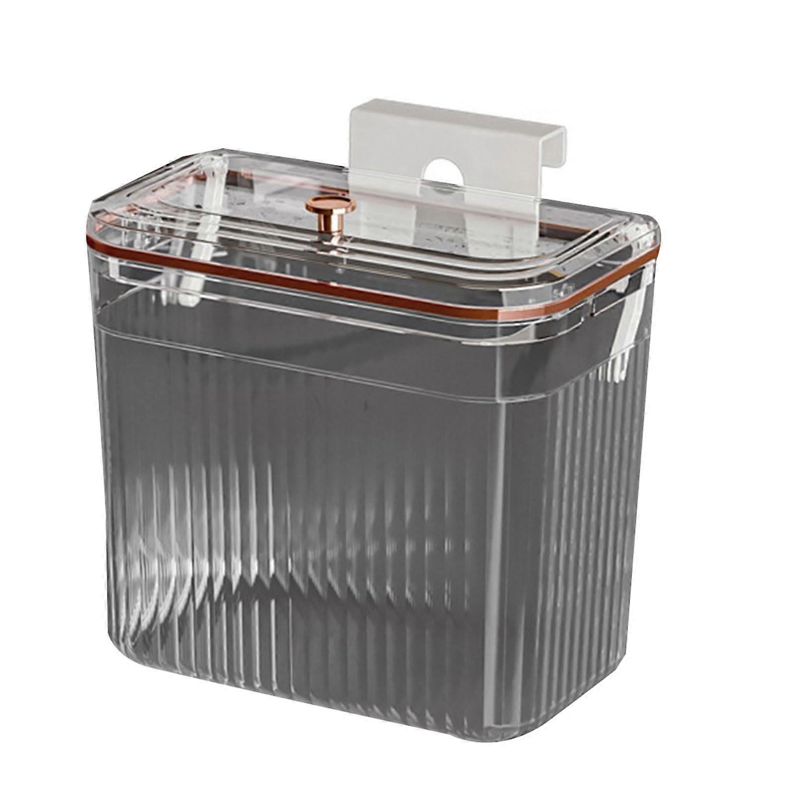 Wall Mounted Trash Bin Durable Waste Container For Compact Living Spaces Small Space Kitchen