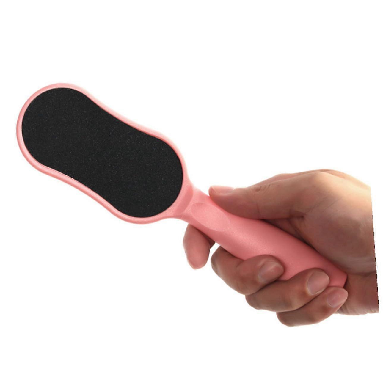 DoubleSided Foot File 2Pack With Ergonomic Plastic Handle Pedicure Tool For Callus Removal On Feet Safe And Easy Use