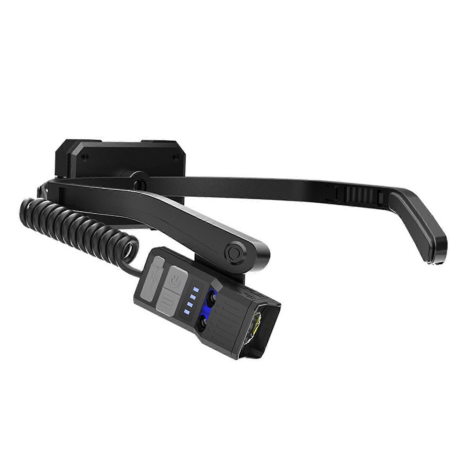 Wearable Motion Activated Headlamp 3 Brightness Levels Ergonomic Ear Mounting Design Suitable for Camping Fishing Multicolor