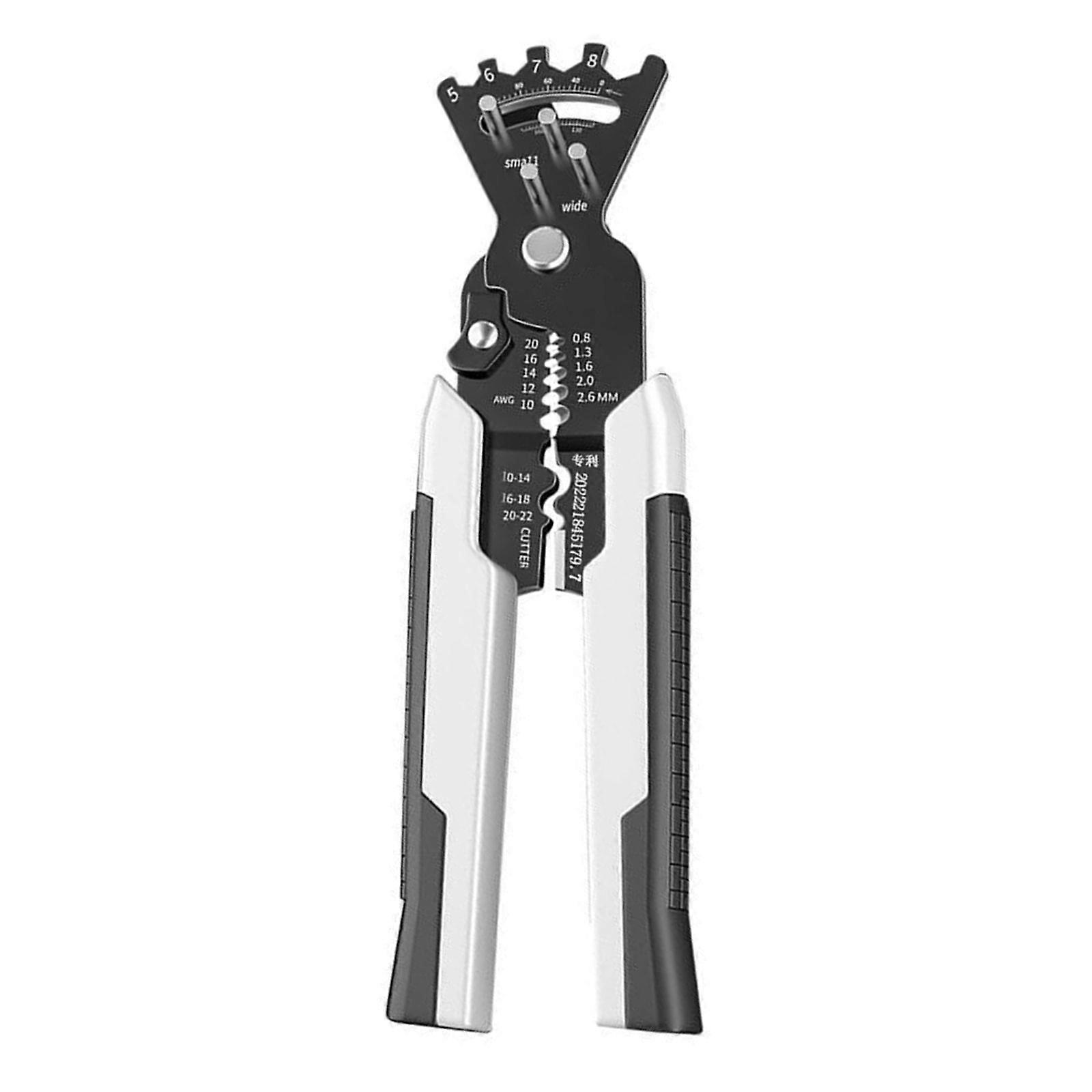 Wire Stripper Cable Stripping Tool Hand Tool Wire Stripping Cutting Tool Cable Bending Plier Wrench Cable Cutter Multicolor